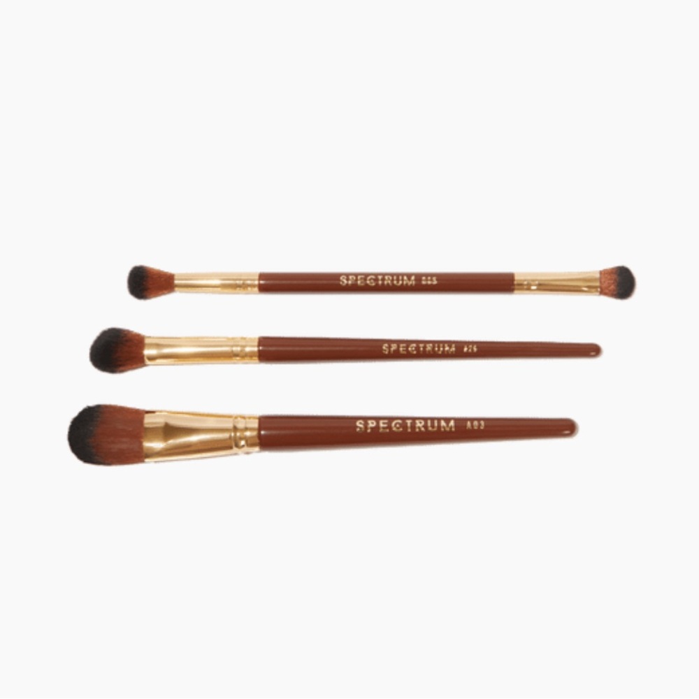 Spectrum Makeup 3-piece Brush Set (NIB)